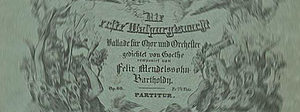 Felix Mendelssohn-Bartholdy – Die erste Walpurgisnacht (Erstausgabe)