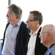 Von links: Uwe Wolf, Johannes und Günter Graulich