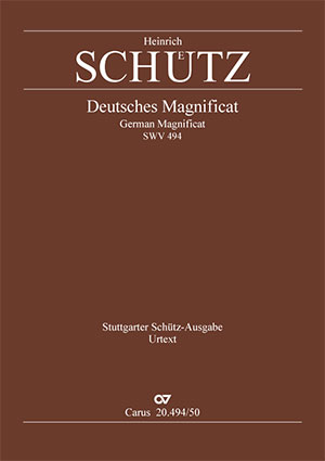 Heinrich Schütz: Meine Seele erhebt den Herrn - Noten | Carus-Verlag Heinrich Schütz Meine Seele erhebt den Herrn