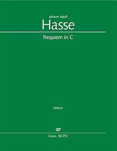 Johann Adolf Hasse Requiem in C