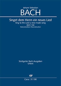Johann Sebastian Bach Singet dem Herrn ein neues Lied 91
