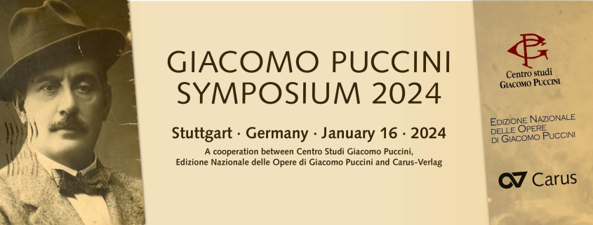 Banner Puccini-Symposium