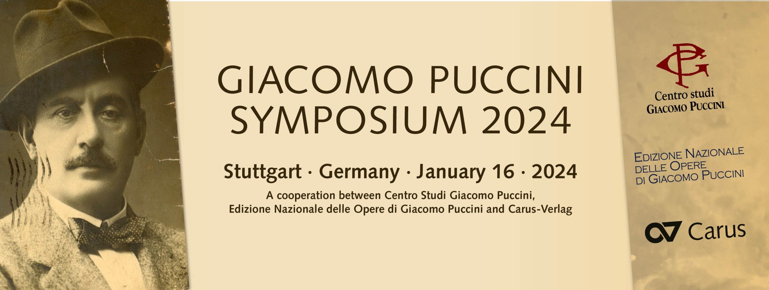 Banner Puccini-Symposium