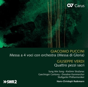Cover CD Puccini Messa di Gloria und Verdi Quattro pezzi sacri