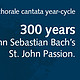 Banner Bach Choral cantata cycle