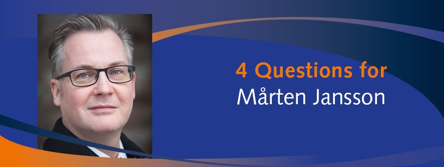 Banner 4 Questions for Mårten Jansson