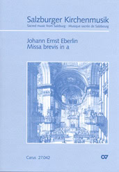 Eberlin_Missa brevis in a_Cover