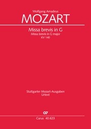 Mozart_Missa brevis in G_Cover