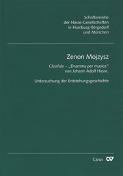 Mojzysz Cleofide:Untersuchung der Entstehungsgeschichte_Cover