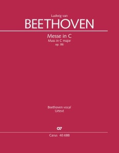 Beethoven Messe in C Cover