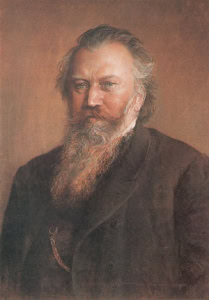 Brahms Portrait Postkarte