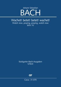 Bach Wachet Betet BWV70 Cover