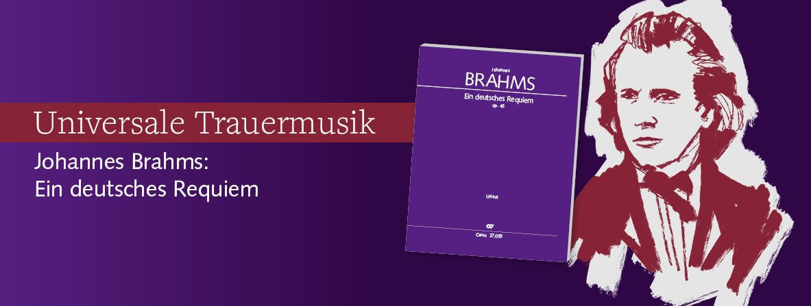 Banner Univerale Trauermusik Brahms