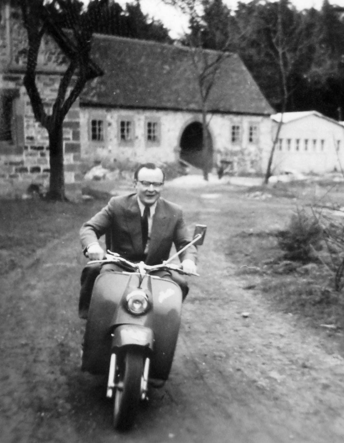 Günter Graulich auf Motorrad