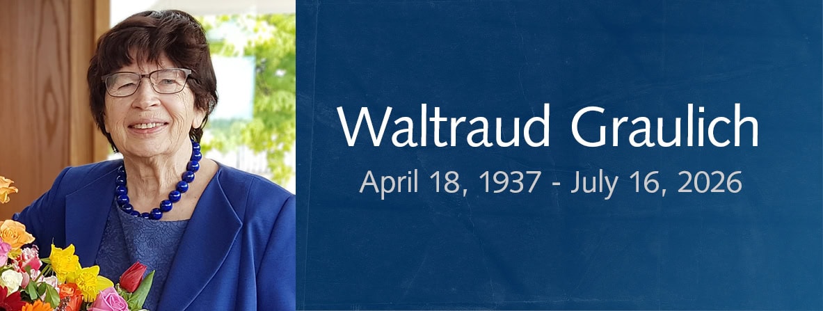 Blog_Waltraud GraulichWürdigungEN Waltraud Graulich Banner EN